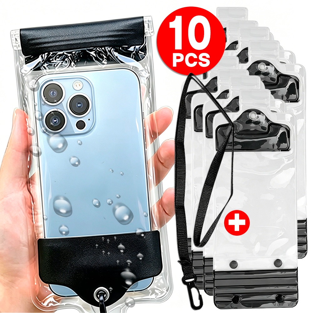 Gaming Accessories Rack - 1～10個入り ユニバーサルIPX8防水電話バッグケース iPhone 17 16 15
