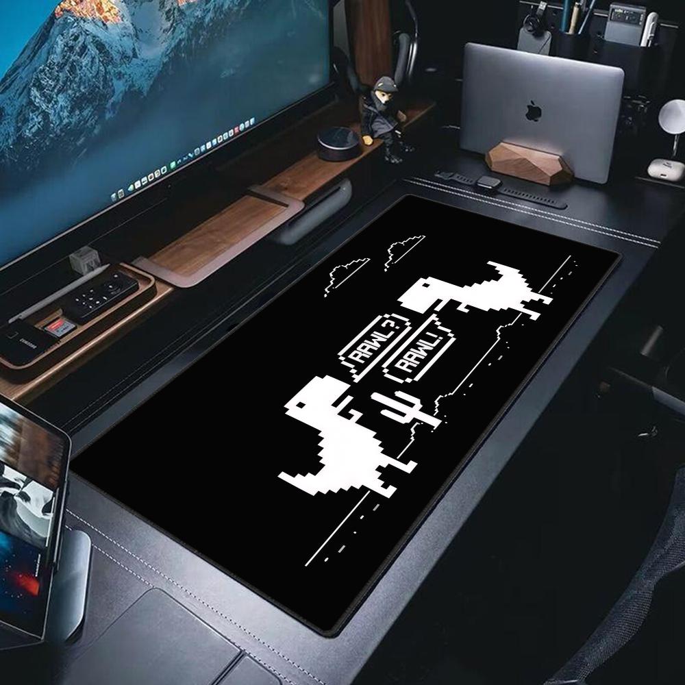 恐竜柄XXLマウスパッド、滑り止め加工のデスクマット、カフェ - Gaming Accessories Shop のレビューと価格