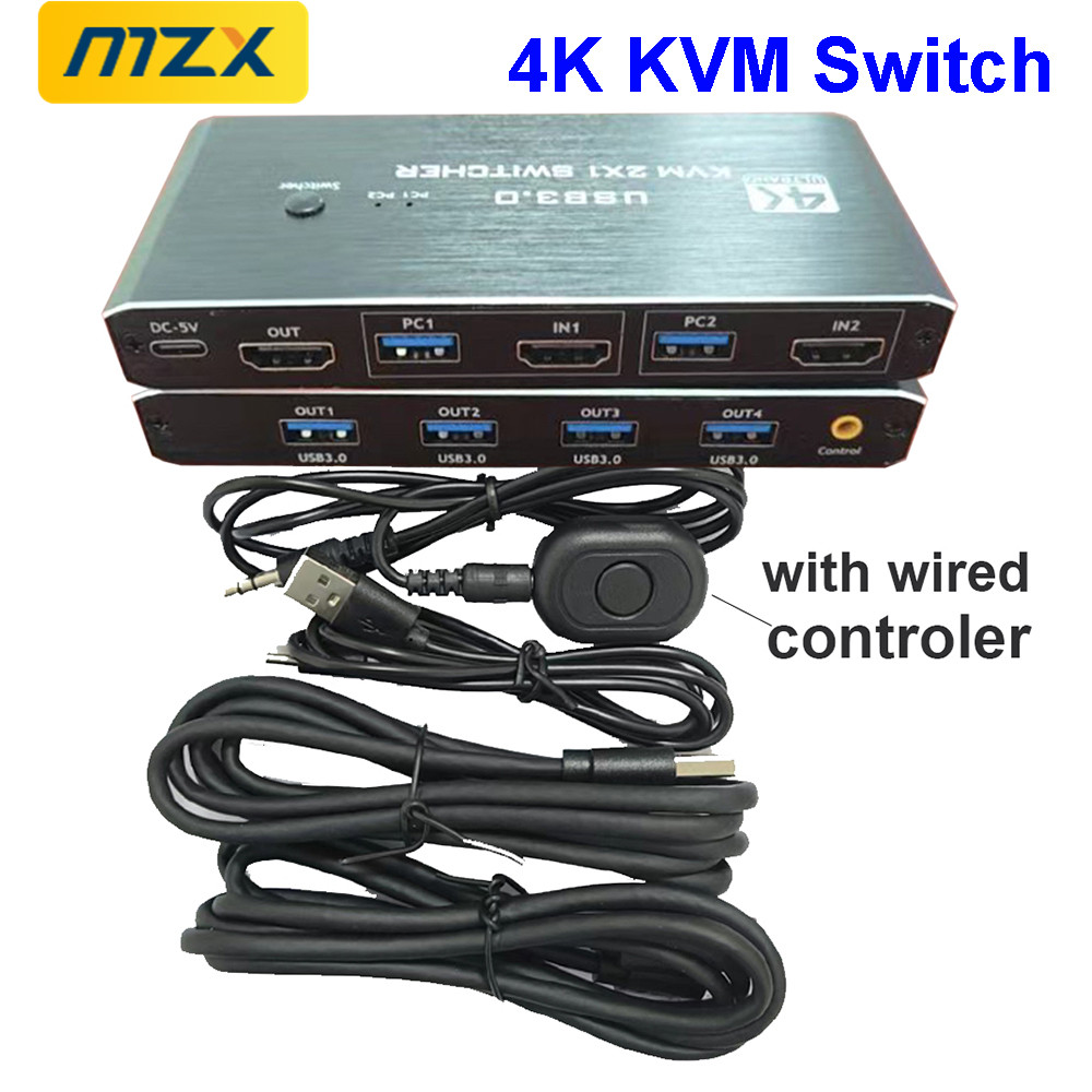 KVMスイッチ 4K 60Hz スイッチャー USB 3.0 - Gaming Accessories Rack のレビューと価格