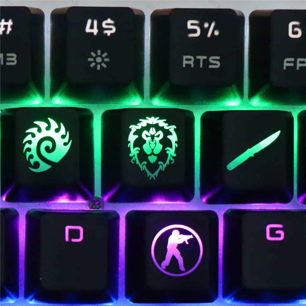 CS GO ゲーミングキーキャップカスタム ABS バックラ - Gaming Accessories Aesthetic のレビューと価格